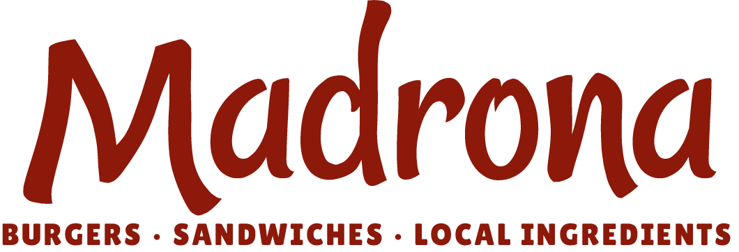 Madrona Horizontal Logo In Chili Red
